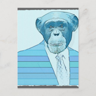 Carte Postale Costume singe