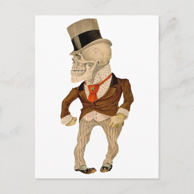 Carte Postale Costume squelettique (Devant)