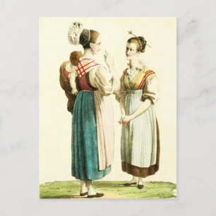 Carte Postale Costume suisse traditionnel du canton d'Uri