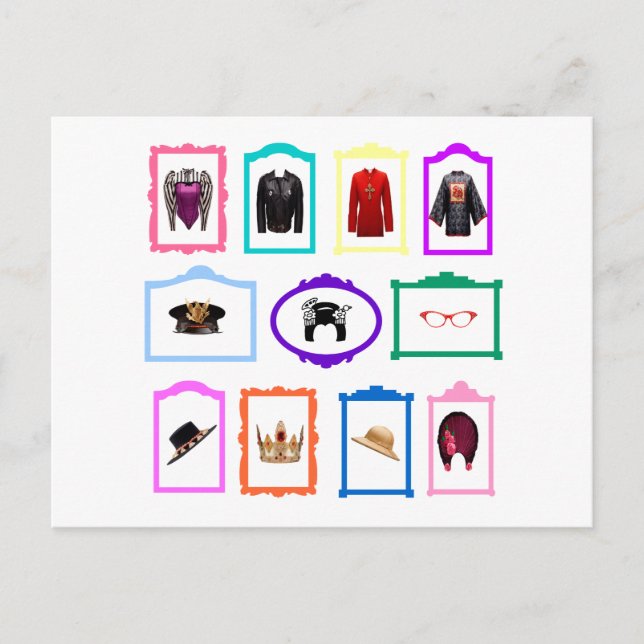 Carte postale Costumes (Devant)