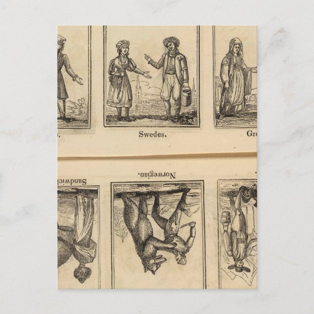 Carte Postale Costumes (Devant)