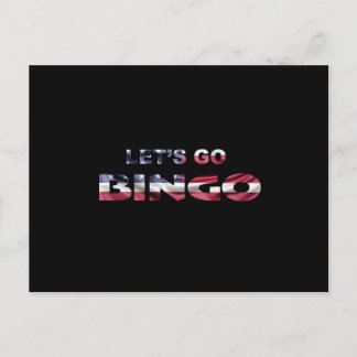 Carte Postale Costumes du drapeau de Bingo usa