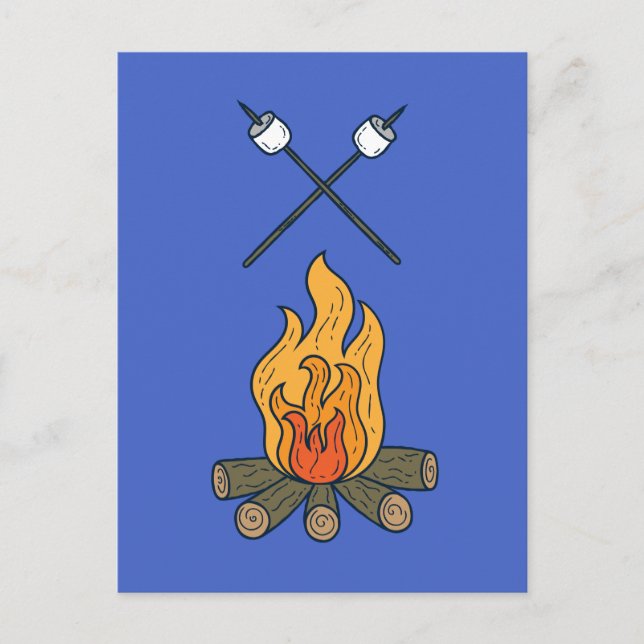 Carte postale Cosy Campfire (Devant)