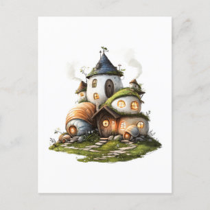 Carte Postale Cosy Cottages Coquillages Snail