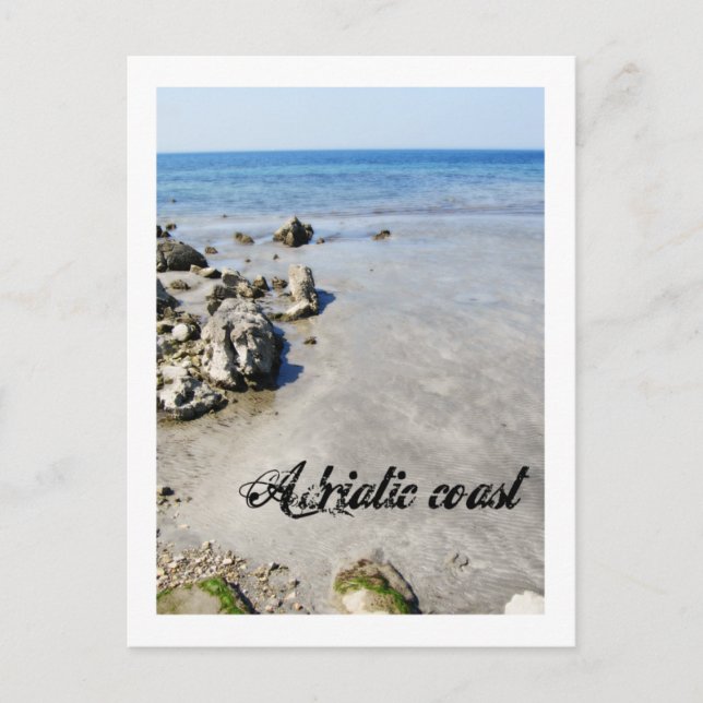 Carte Postale Côte Adriatique (Devant)