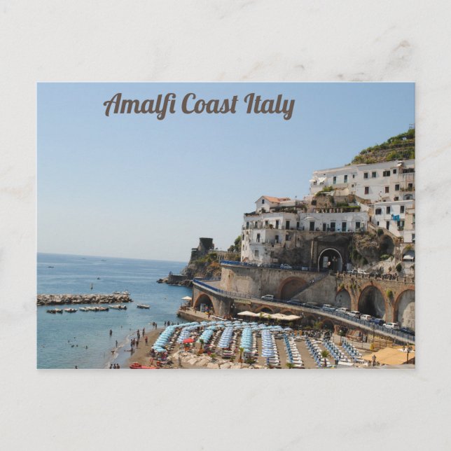 Carte Postale Côte Amalfi (Devant)