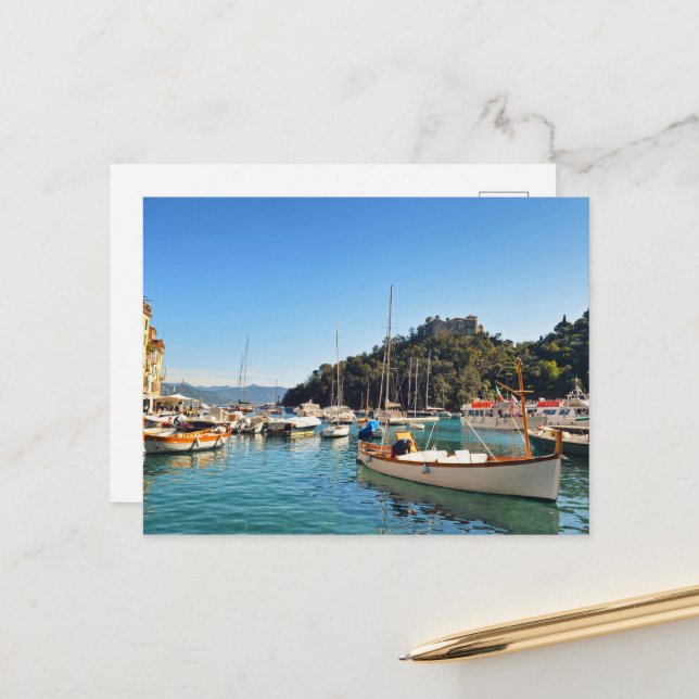 Carte Postale Côte Amalfi (Devant/Arrière en situation)