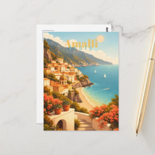 Carte Postale Côte amalfitaine Italie