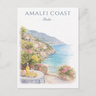 Carte Postale Côte amalfitaine Italie Vacances Voyage