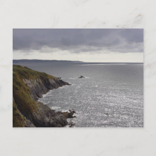 Carte Postale Côte bretonne après la tempête.