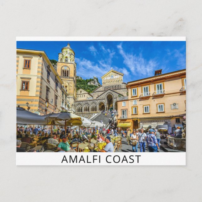 Carte Postale Côte d'Amalfi, Italie (Devant)