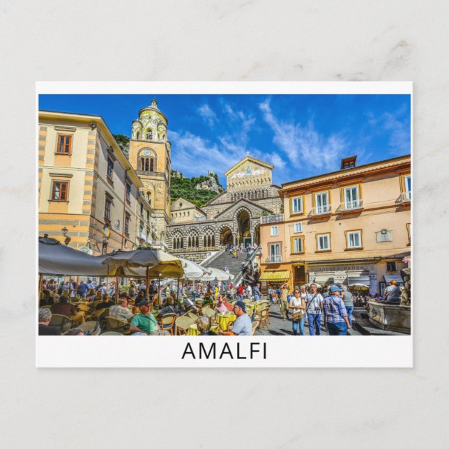 Carte Postale Côte d'Amalfi, Italie (Devant)
