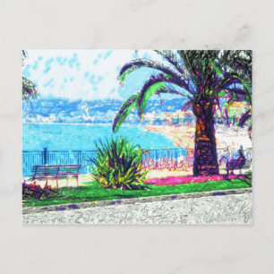 Carte Postale Côte d'Azur - Souhaitez-Vous Être Ici