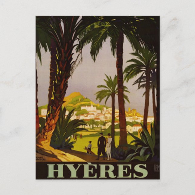 Carte Postale Côte d'Azur vintage, France - (Devant)