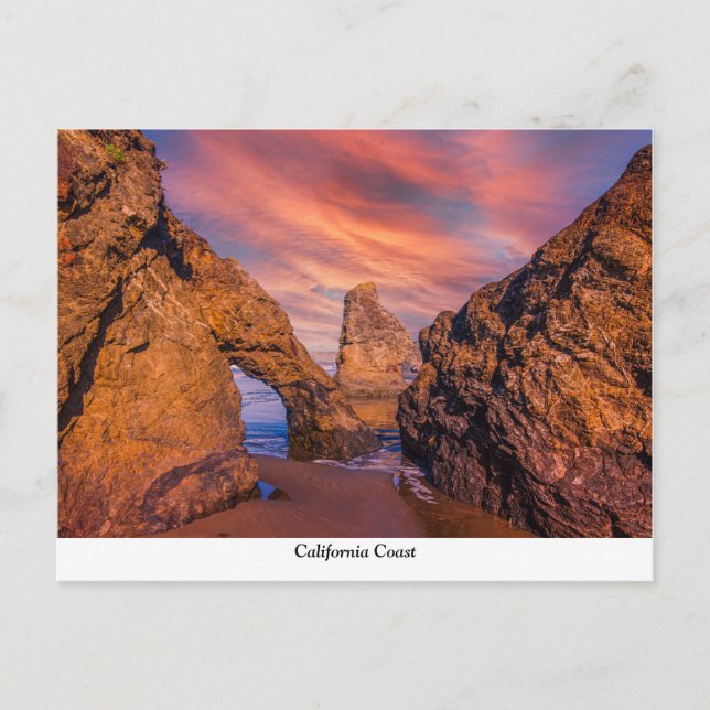 Carte Postale Côte de Californie (Devant)