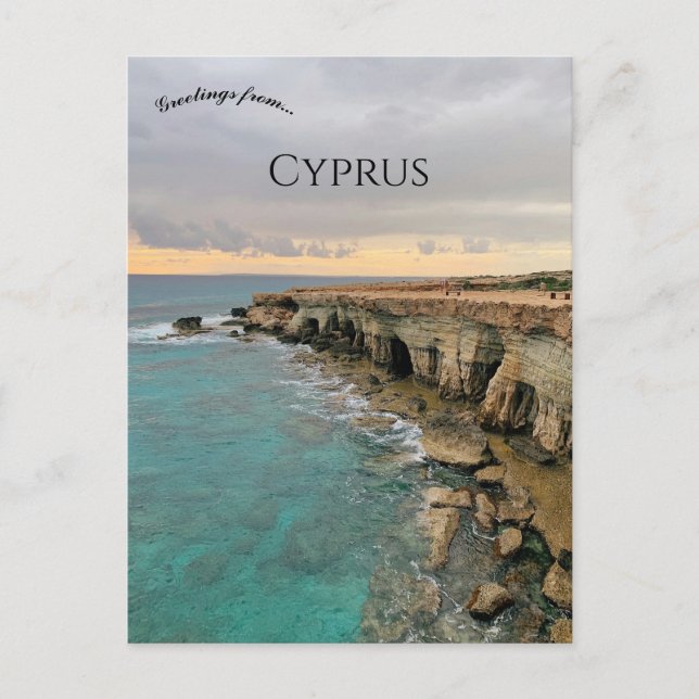 Carte Postale Côte de Chypre (Devant)