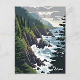 Carte Postale Côte de l'Oregon
