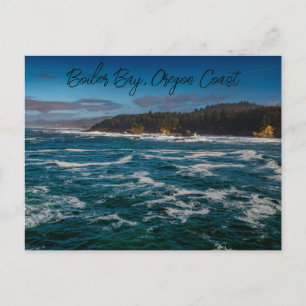 Carte Postale Côte de l'Oregon de la baie de chaudières
