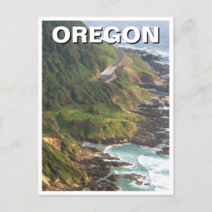 Carte Postale Côte de l'Oregon Travel