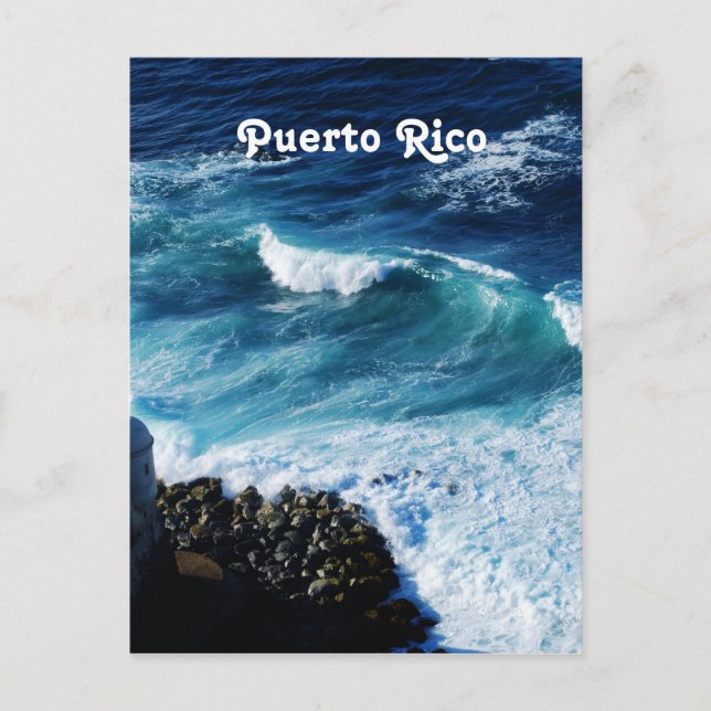 Carte Postale Côte de Porto Rico (Devant)