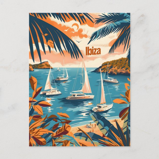 Carte Postale Côte d'Ibiza (Devant)
