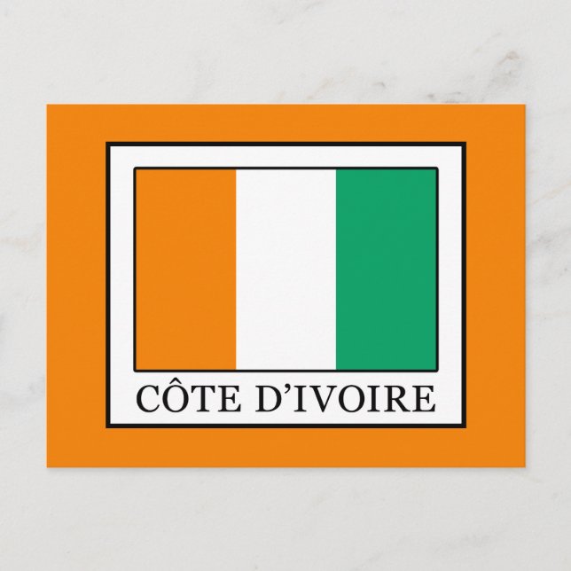 Carte Postale Côte d'Ivoire (Devant)