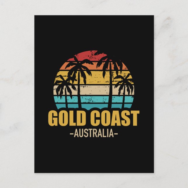 Carte Postale Côte d'or Australie (Devant)