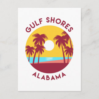Carte Postale Côte du Golfe, Paysage de l'Alabama