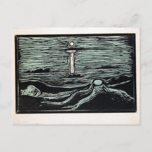 Carte Postale Côte Mystique Endvard Munch (Devant)