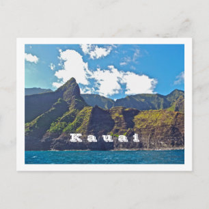 CARTE POSTALE/CÔTE NAPALI/KAUAI, HAWAII