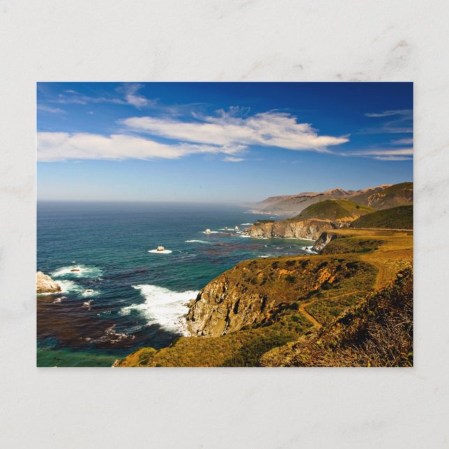 Carte Postale Côte nord de la Californie (Devant)