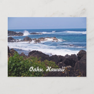 Carte Postale Côte Nord sur l'île d'Oahu à Hawaii