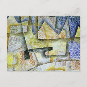 Carte Postale Côte rocheuse, 1931 par Paul Klee
