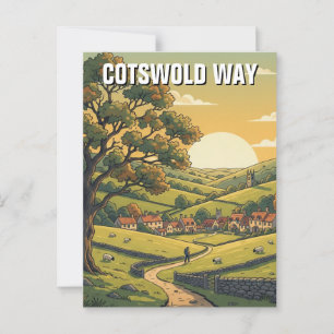 Carte Postale Cotswold Way Angleterre Travel