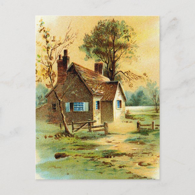 Carte Postale Cottage Accueillant (Devant)