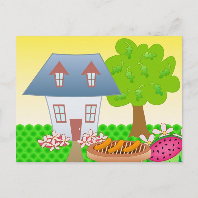 Carte Postale Cottage - Été (Devant)