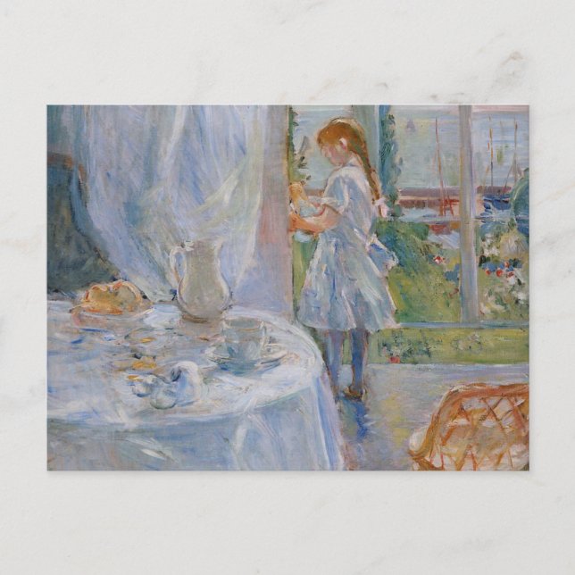 Carte Postale Cottage intérieur par Berthe Morisot (Devant)