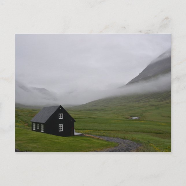 Carte Postale Cottage islandais (Devant)