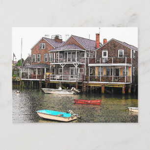 Carte Postale Cottages de quai - REGARDE VINTAGE