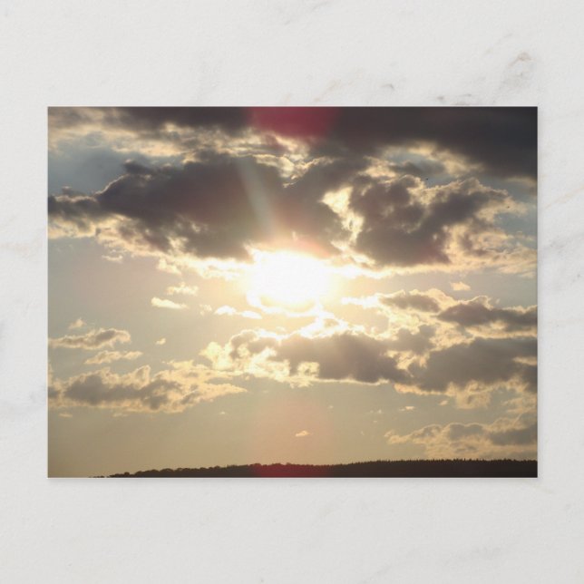 Carte Postale Couché de Soleil (Devant)