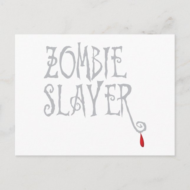 Carte Postale Couche de zombie (Devant)