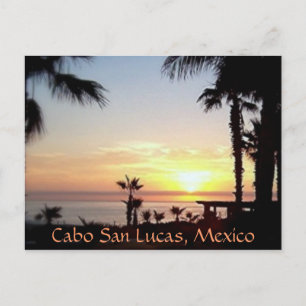 carte postale coucher de soleil