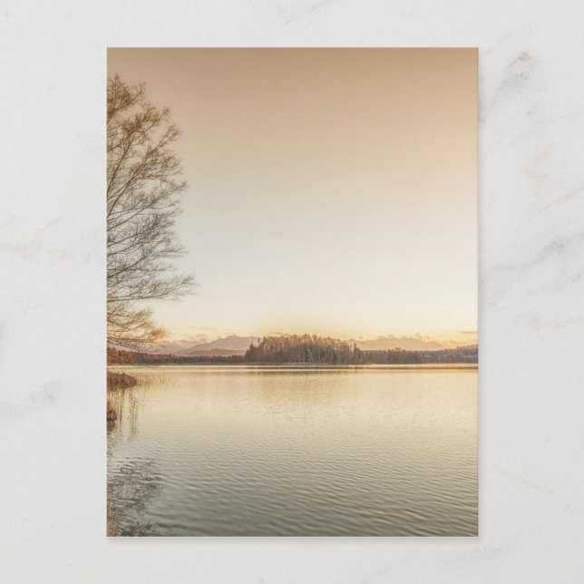 Carte Postale Coucher de soleil (Devant)