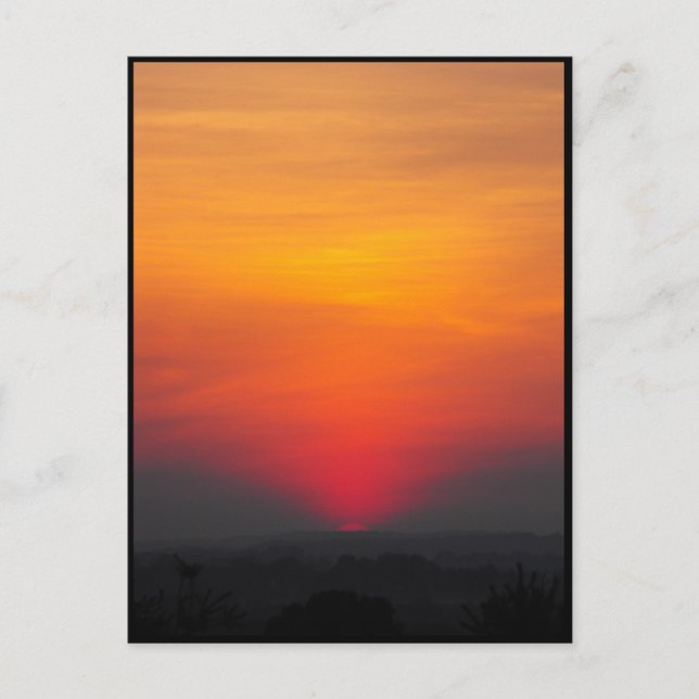 Carte Postale Coucher de soleil ~ 44 (Devant)