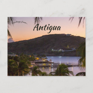 Carte Postale Coucher de soleil à Antigua