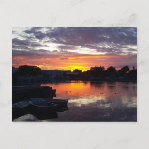Carte Postale Coucher de soleil à Galway