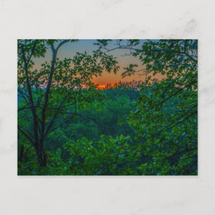 Carte Postale Coucher de soleil à Highbanks Metropark, Columbus,