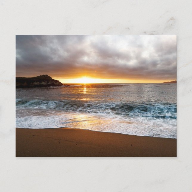 Carte Postale Coucher de soleil à Monterey, la côte Pacifique de (Devant)