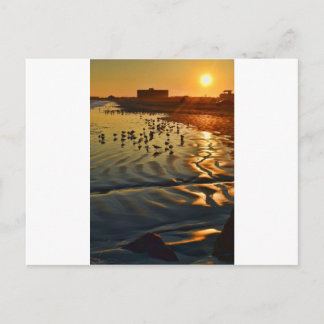 Carte Postale Coucher de soleil à Port Aransas, Texas