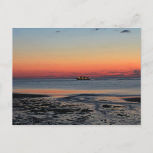 Carte Postale Coucher de soleil à Race Point Provincetown Cape C